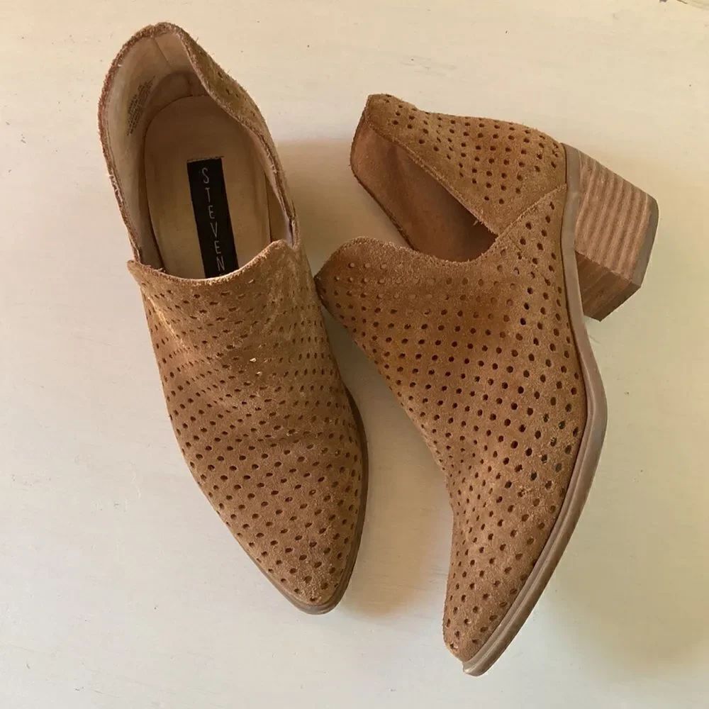 Steven by Steve Madde Danes Slip On Suede Boho Rodeo Festival Booties Size 7B